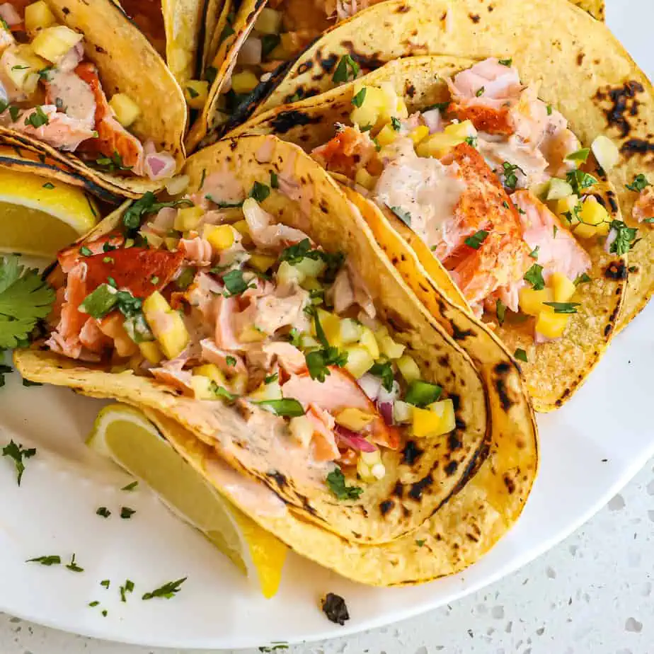 Salmon Tacos