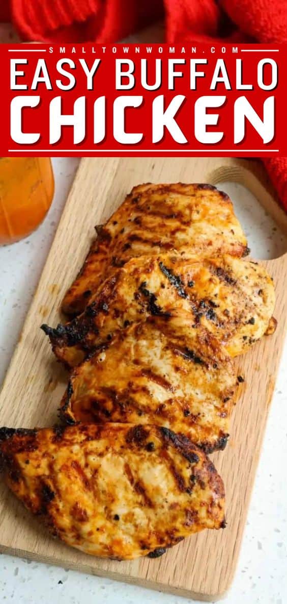 Easy Grilled Buffalo Chicken