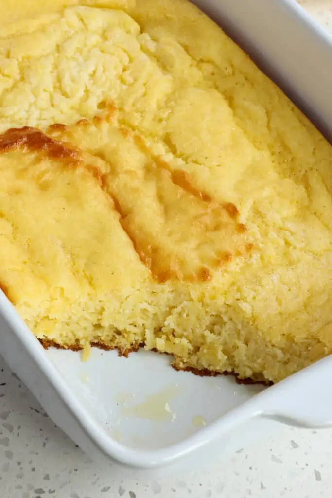 Old fashioned spoon bread. 