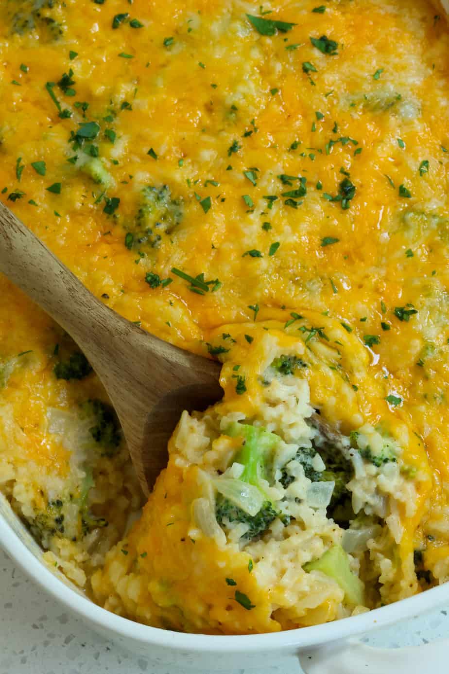 Broccoli Rice Casserole - Small Town Woman