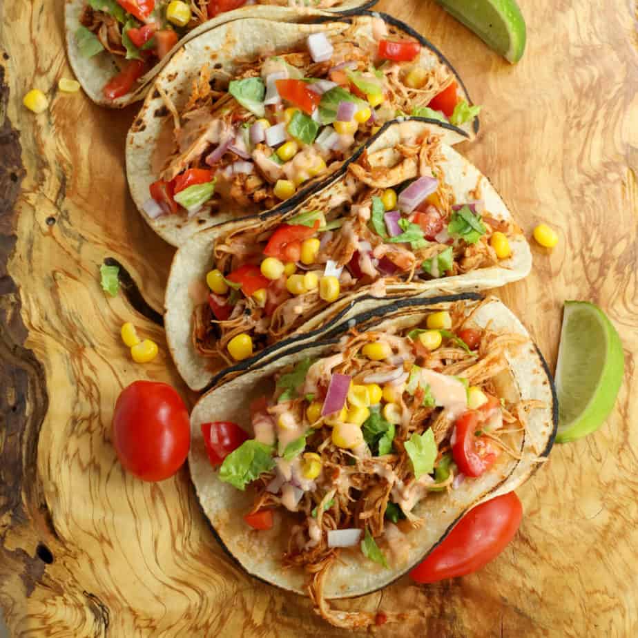 Crock Pot Chicken Tacos