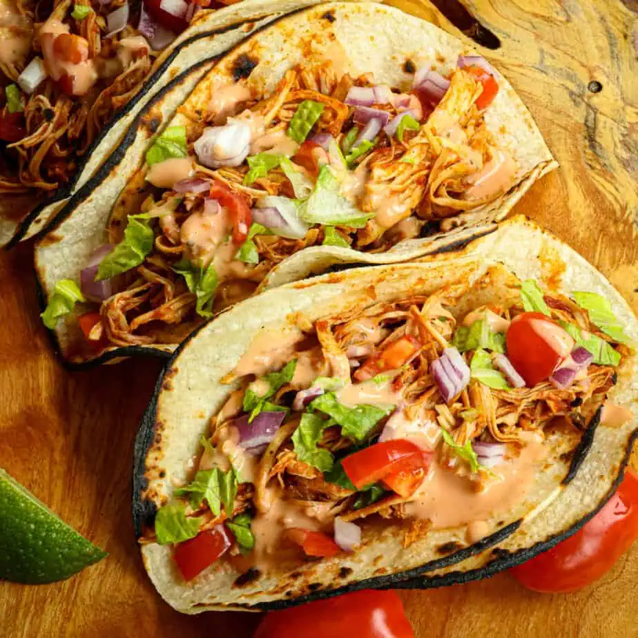 Crock Pot Chicken Tacos