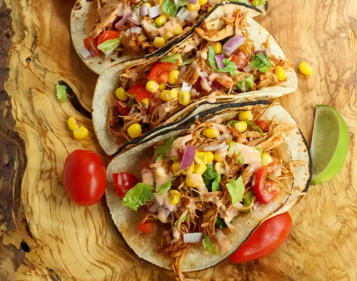 Crock Pot Chicken Tacos