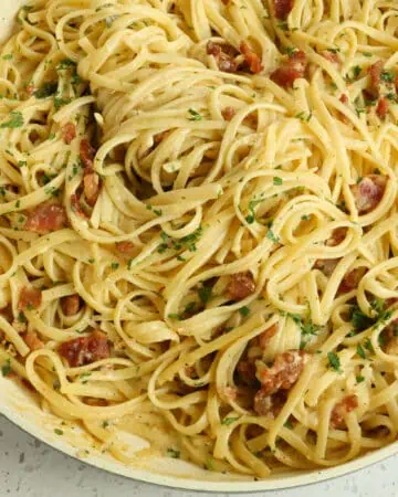 Linquine Carbonara