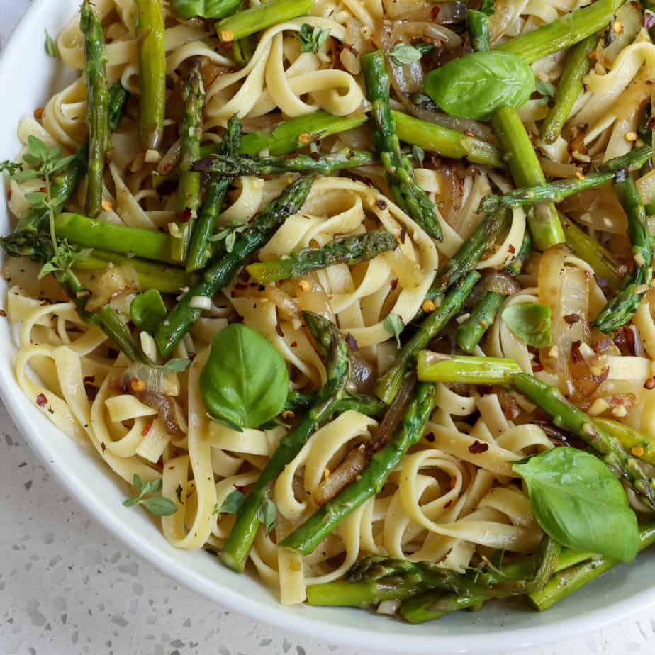 Asparagus Pasta Small Town Woman