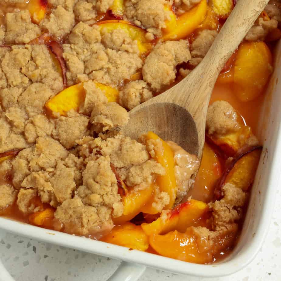 peach cobbler