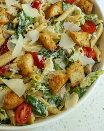 Chicken Caesar Pasta Salad