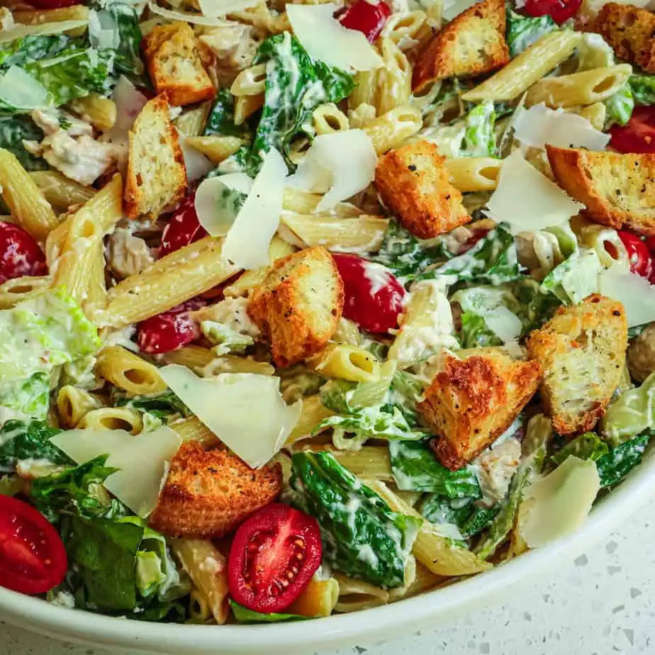 Chicken Caesar Pasta Salad