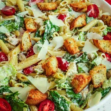 Chicken Caesar Pasta Salad
