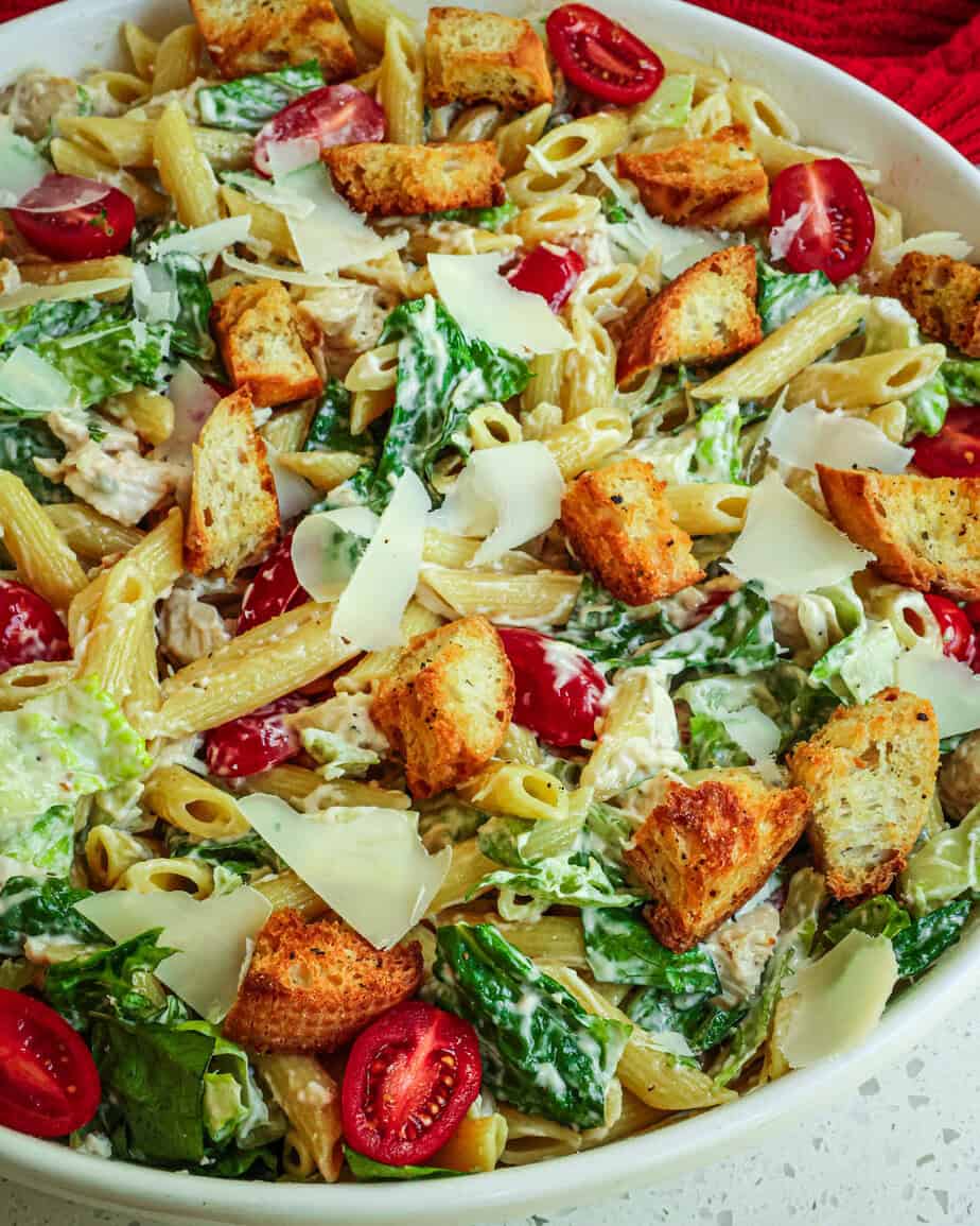 Chicken Caesar Pasta Salad