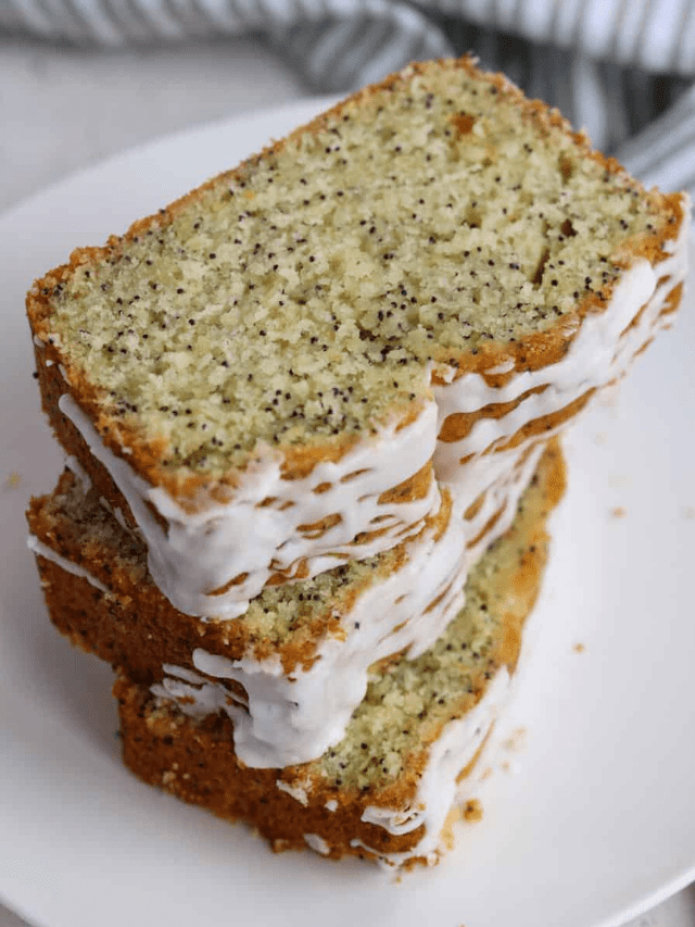 Glazed Lemon Poppy Seed Bread Small Town Woman