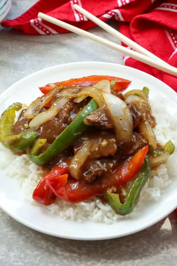 You can serve over rice or udon noodles but it tastes delectable all by itself...no carbs necessary!!