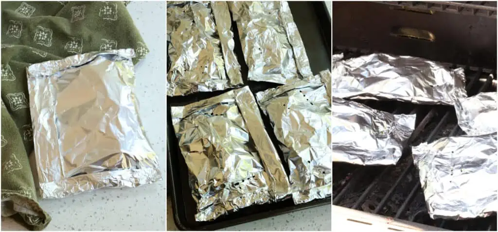 How to grill potato foil packets