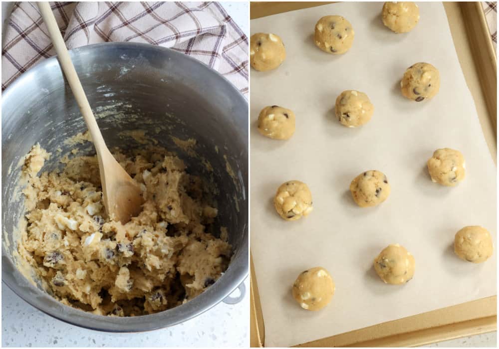 How to make S'mores cookies.