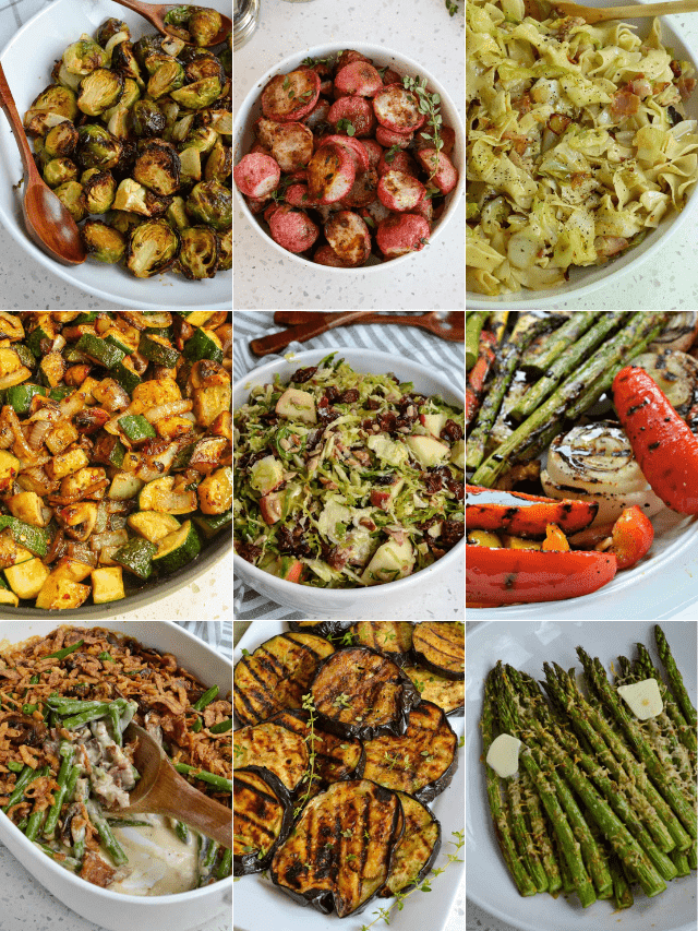 Easy Vegetable Side Dishes - Small Town Woman