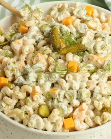 Dill Pickle Pasta Salad