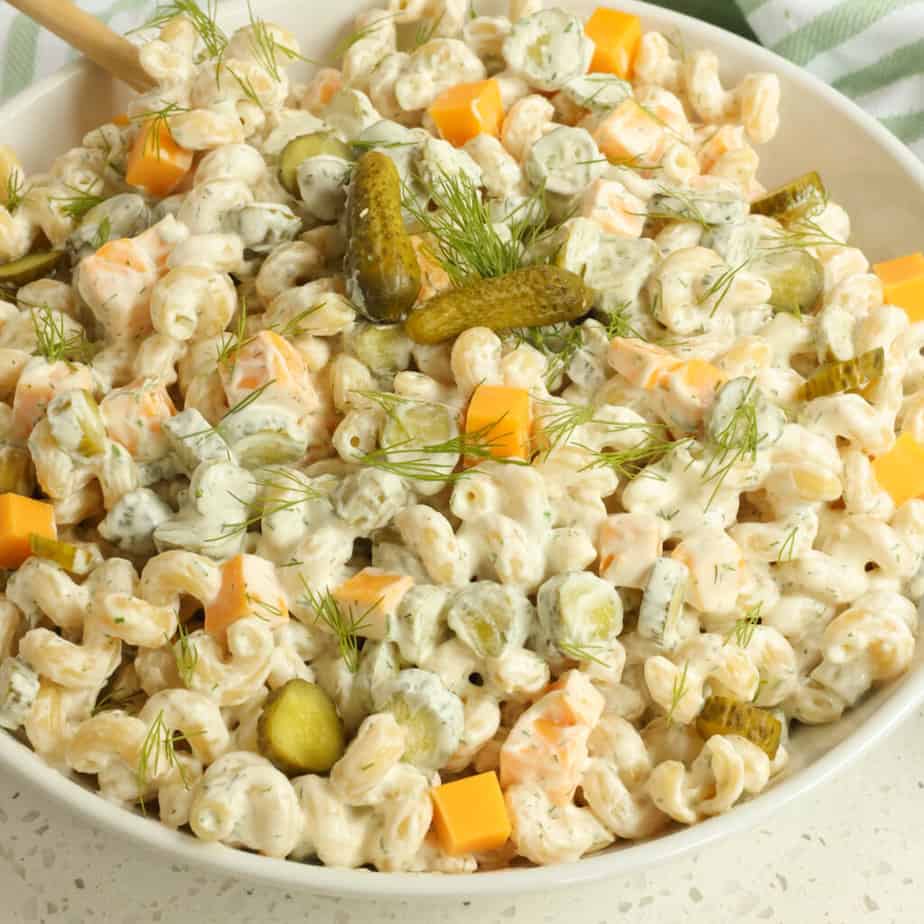 Dill Pickle Pasta Salad