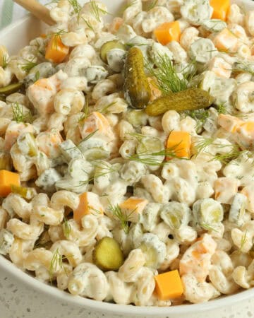Dill Pickle Pasta Salad