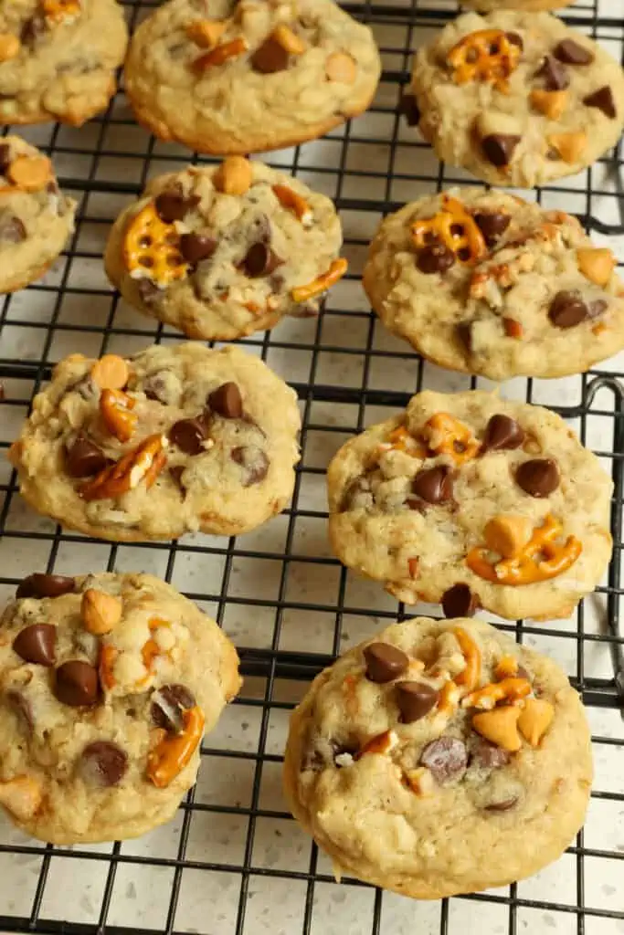Soft and slightly chewy customizable Kitchen Sink Cookies are quick and easy.