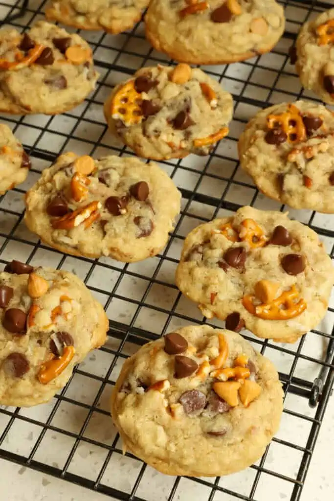 These delicious and fun Kitchen Sink Cookies are soft and chewy cookies filled with everything "but the kitchen sink."