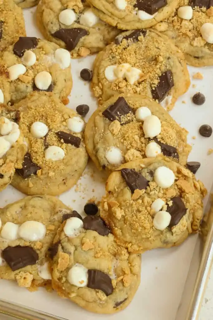 S'mores cookies stay fresh for days