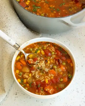 Alphabet Vegetable Soup