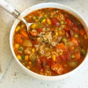 Alphabet Vegetable Soup