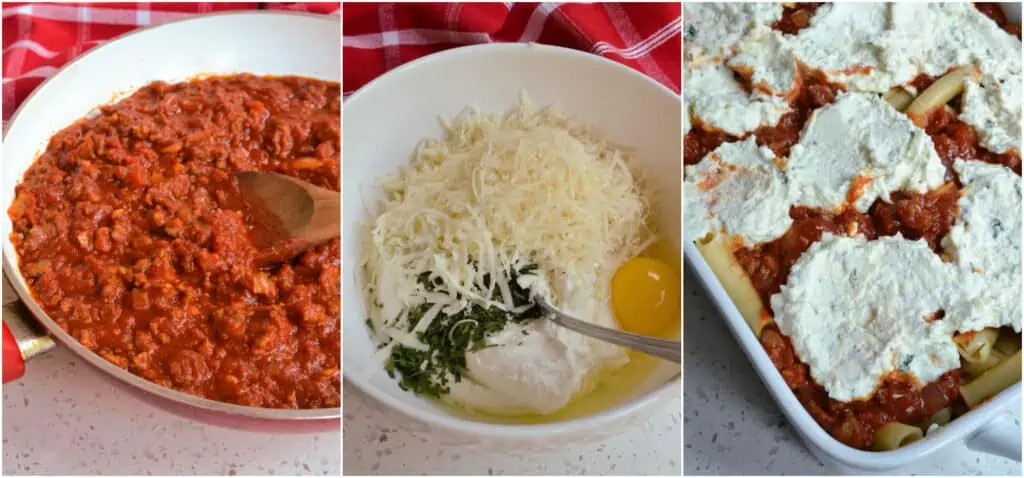 How to make Baked Ziti; an easy family-friendly weeknight dinner that's simple and delicious