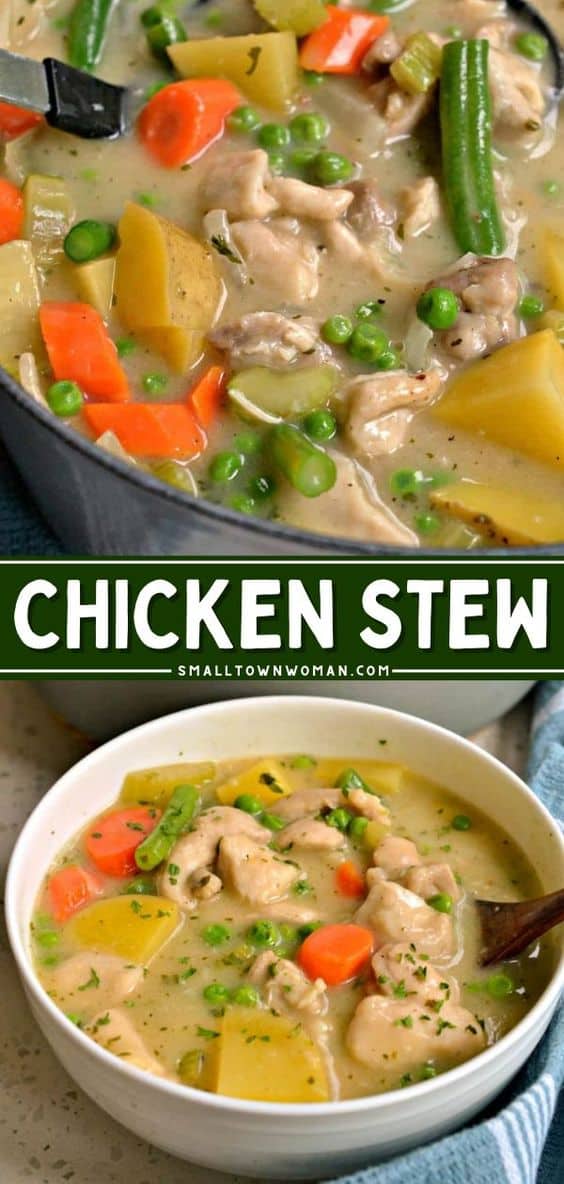 Easy Chicken Stew | Small Town Woman