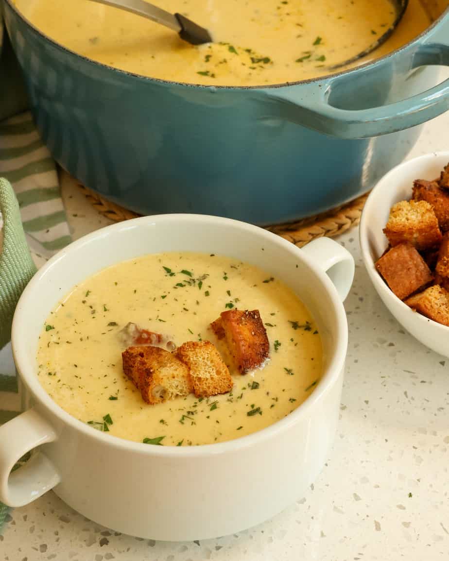 Homemade Cream of Celery Soup | Small Town Woman