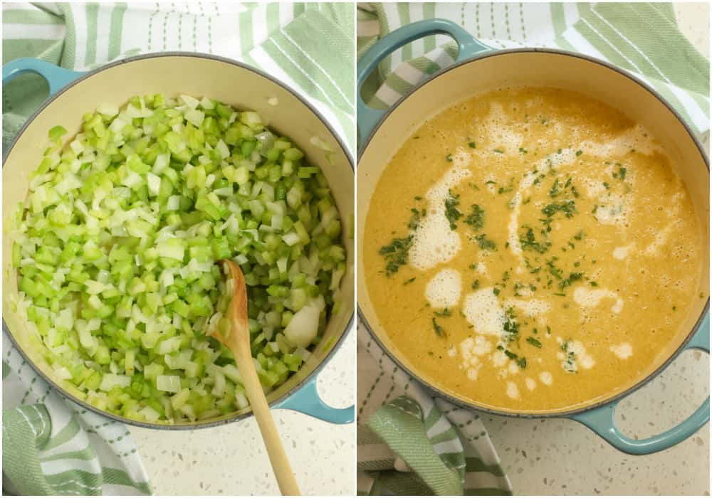 How to make cream of celery soup