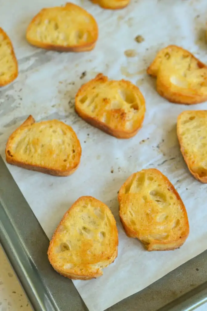 You won't believe how delicious, quick and incredibly easy these Crostini are.