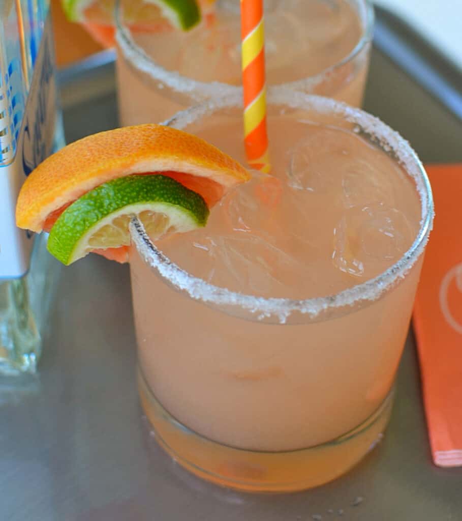 This refreshing grapefruit margarita comes together in just a couple of minutes.