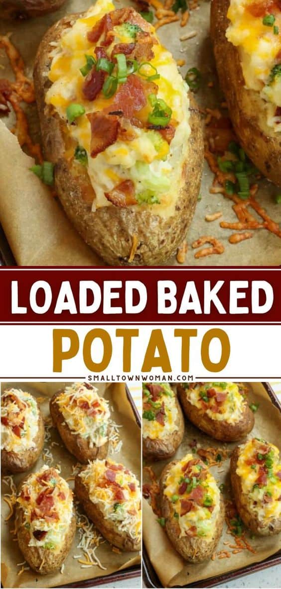 Loaded Baked Potato Recipe | Small Town Woman