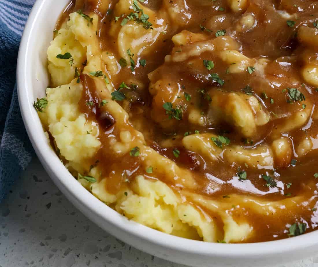 Onion gravy clearance