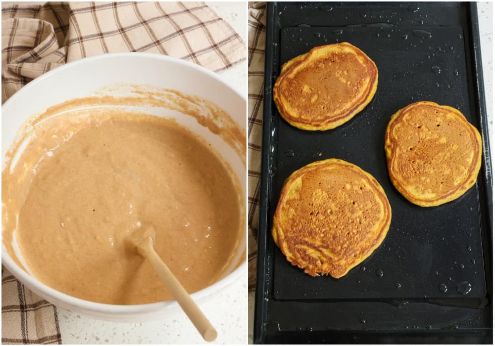 How to make pumpkin pancakes