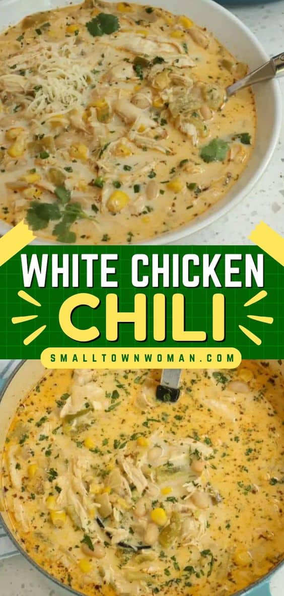 White Chicken Chili Recipe | Small Town Woman