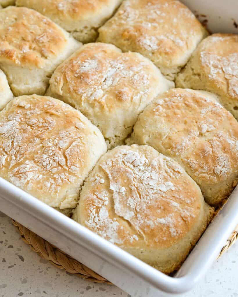 These fluffy, buttery 7up Biscuits are perfect for a weekend brunch. Best served warm with sweet cream butter and some jam, they're a delicious breakfast treat that everyone will love!