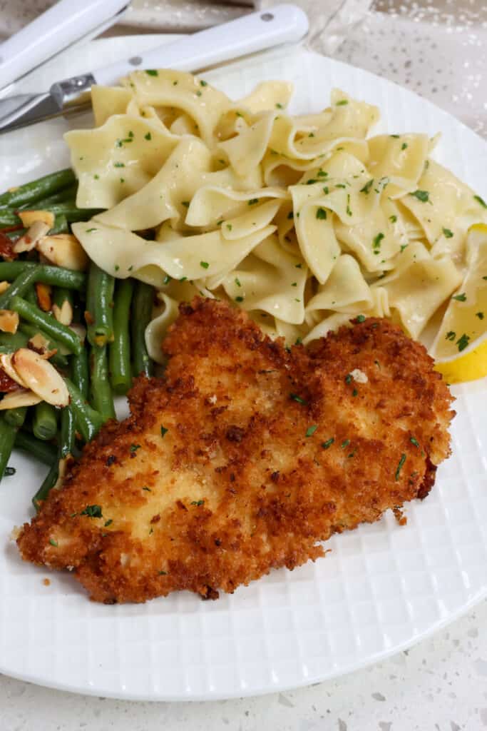 This easy schnitzel recipe is prepared in less than 20 minutes.