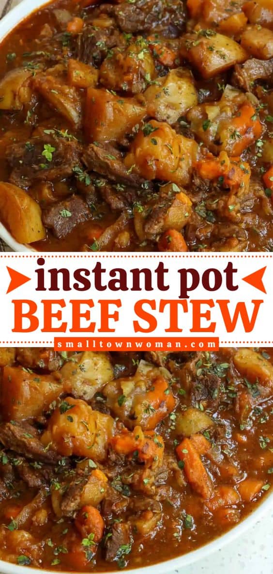 Instant Pot Beef Stew | Small Town Woman
