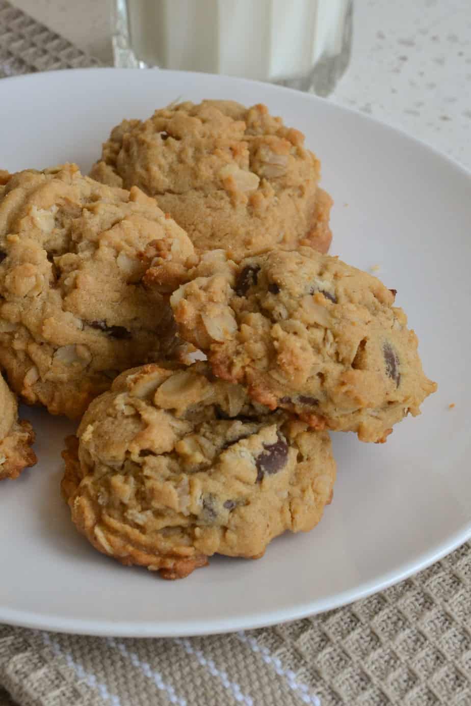 Peanut Butter Oatmeal Chocolate Chip Cookies Small Town Woman