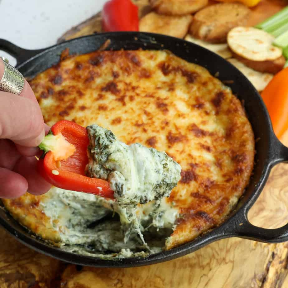 Hot Spinach Dip Recipe | Small Town Woman