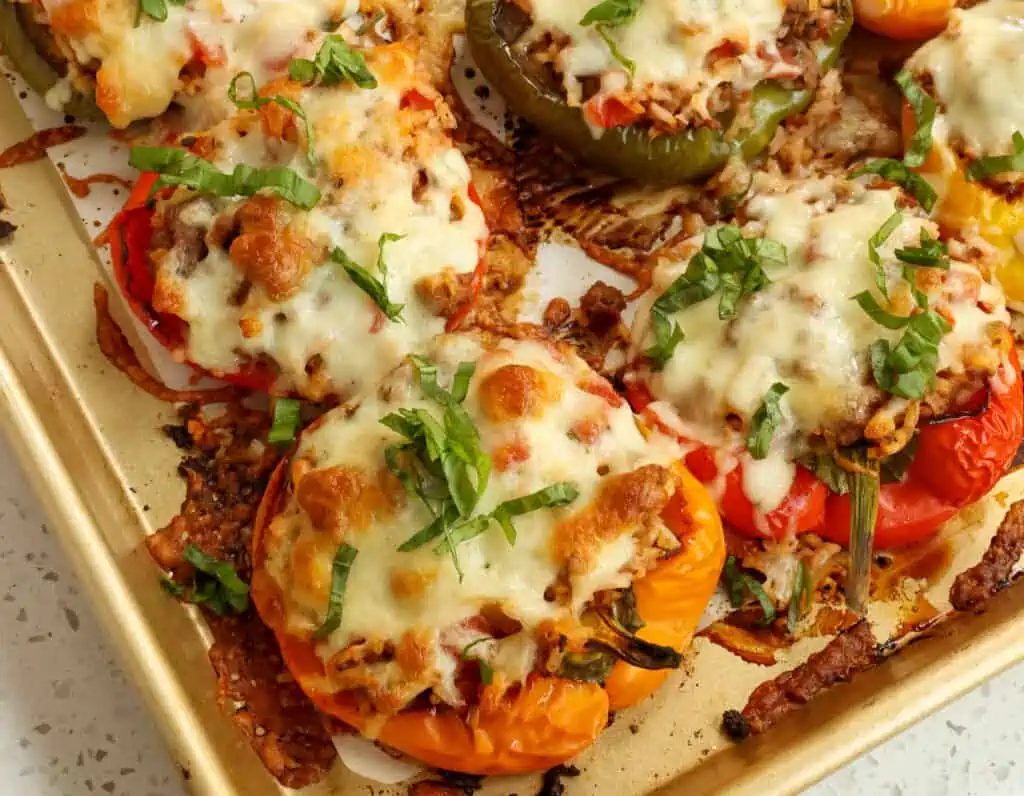 Ground beef Stuffed Peppers