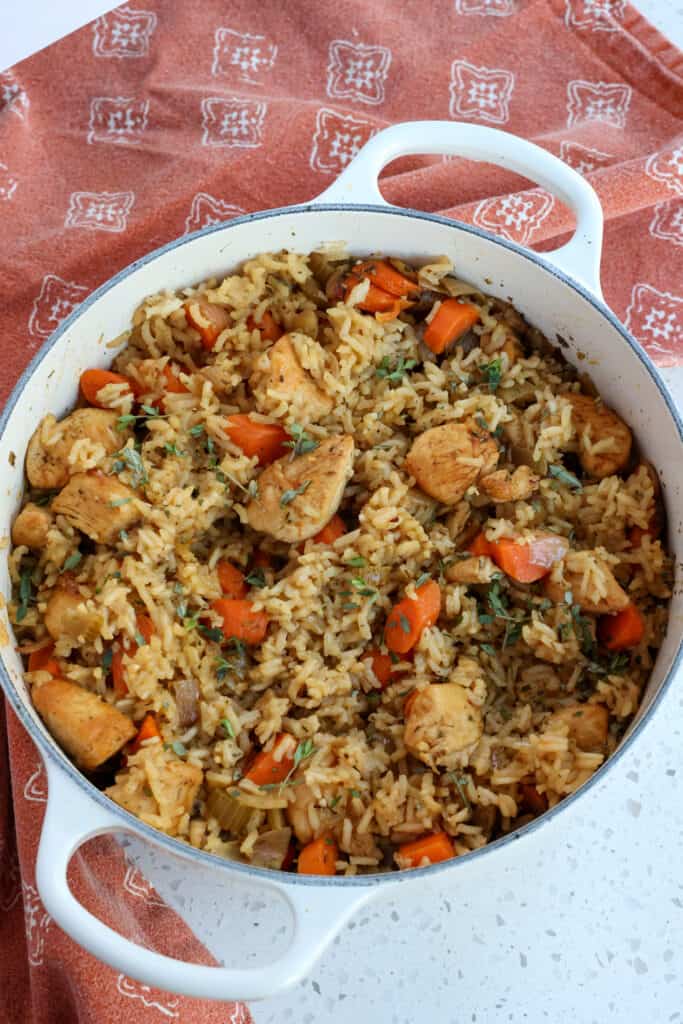 Easy Chicken and Rice Small Town Woman