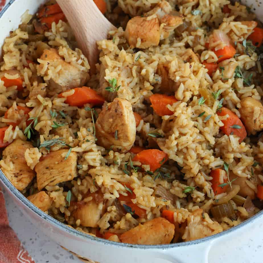 Easy Chicken and Rice | Small Town Woman