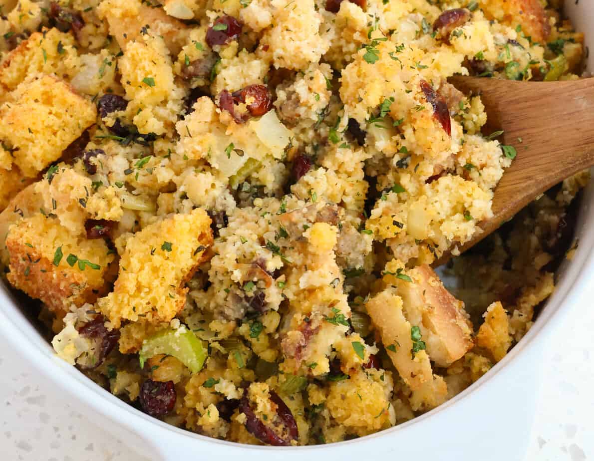 Southern Cornbread Dressing Recipe - Merry About Town