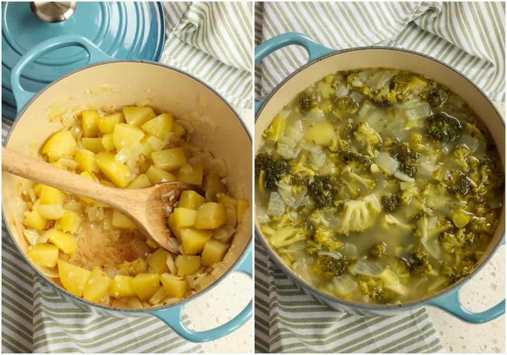 How to make cream of broccoli soup