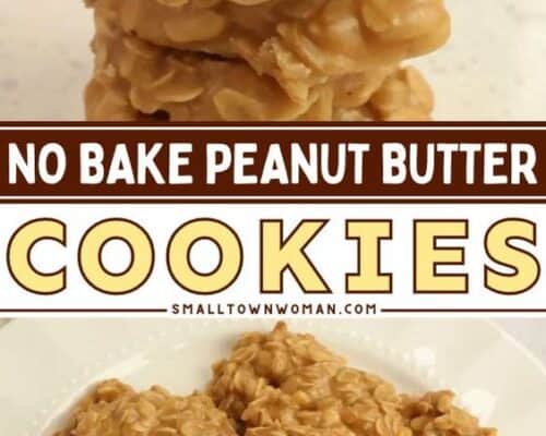 No Bake Peanut Butter Cookies