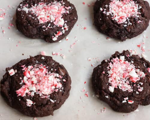 Peppermint Chocolate Cookies