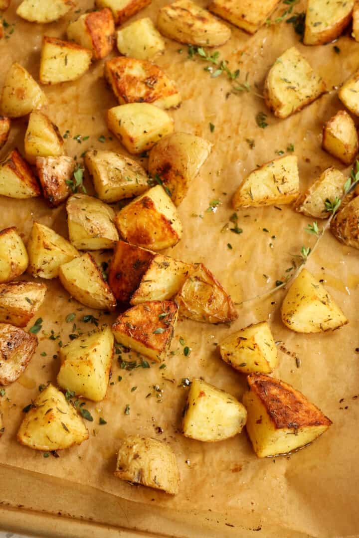 Oven Roasted Potatoes Recipe | Small Town Woman